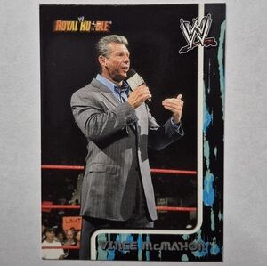 Vince McMahon WWE Royal Rumble 2002 Fleer Trading Card #63 MINT! 🔥